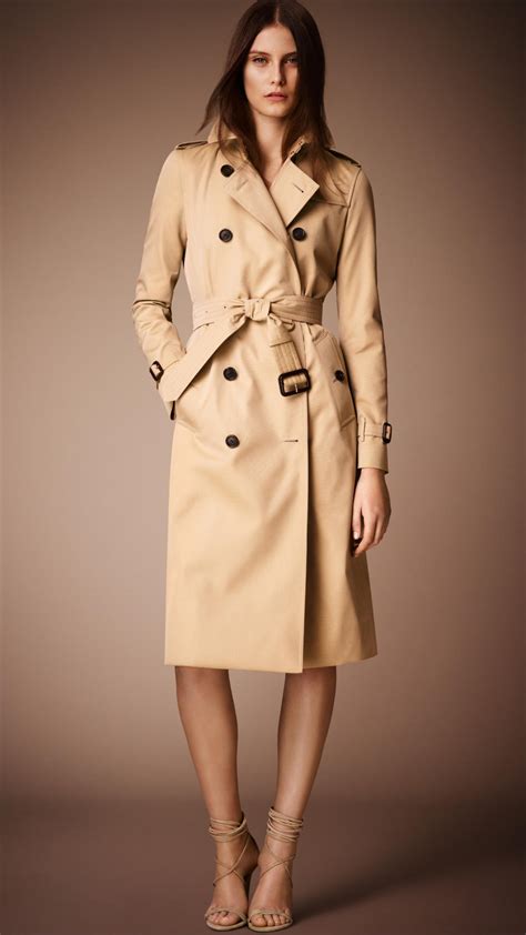 kensington long trench coat burberry|burberry kensington heritage.